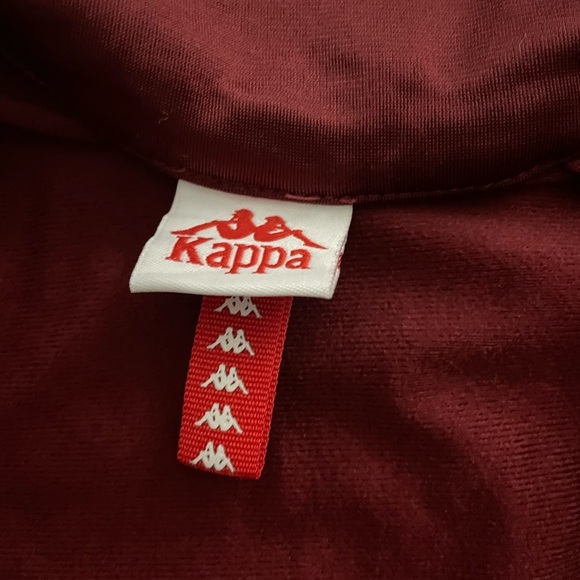 KAPPA 222 BANDA ANNISTON TRACK JACKET - RED DAHLIA/ORANGE FLAME - Large - Picture 5 of 10